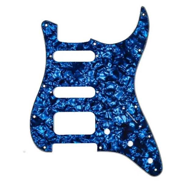 DPP-ST-BLP-HSS Защитная накладка электрогитары Stratocaster, HSS, синяя, D'Andrea