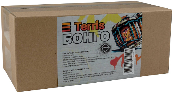 TERRIS BGD-45 N - Бонго 4" & 5" (10 & 13 см)