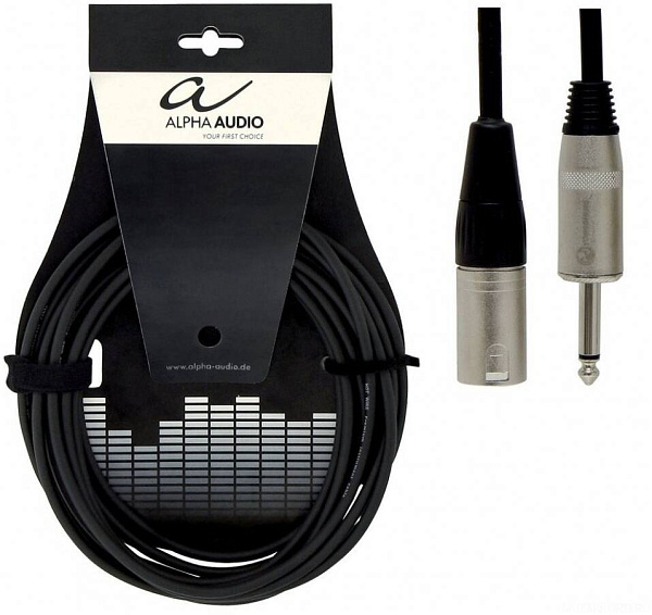 ALPHA AUDIO Pro Line кабель спикерный XLR(m) - Jack 6,3 (моно). Длина:...