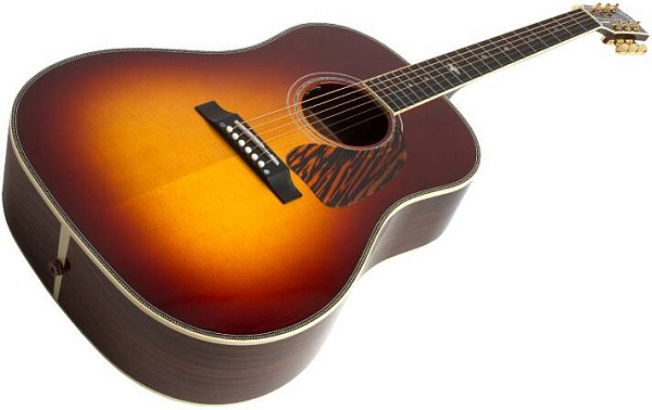 GIBSON 2018 J-45 Custom Rosewood Burst - Гитара электроакустическая