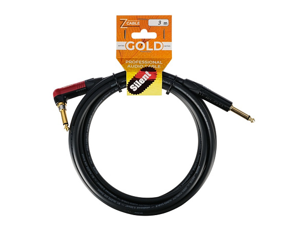 G55-JRS-J-0300-0 Кабель инструментальный, угловой Silent-Jack, 3м, ZZcable