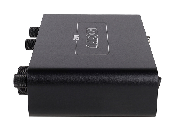 Аудиоинтерфейс USB [3120/3121] Motu [M2] АЦП/ЦАП: 24 бит/192 кГц, ЦАП ESS Sabre32 Ultra, 120 дБ, THD+N: -110 дБ, 2xCombo XLR/TRS микр./инстр. Входа / 2xRCA выхода, 2x1/4" TRS Jack выхода, 1/4" TRS Jack выход для наушников, MIDI вход/выход, USB-C