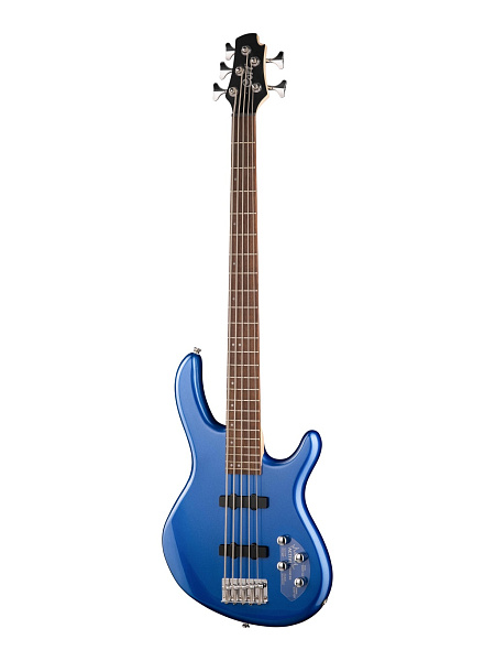 Action-Bass-V-Plus-BM Action Series Бас-гитара 5-ти струнная, синяя, Cort