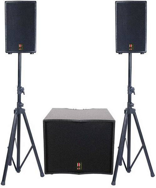 EUROSOUND FOCUS-1100A-USB + Чехлы - Акустический комплект