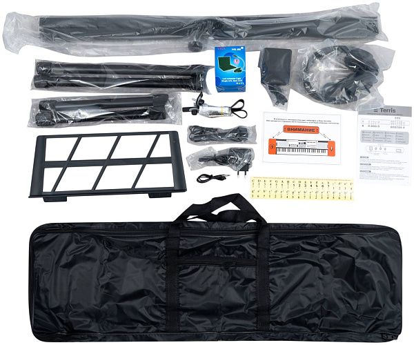 TERRIS TK-405 PACK - Синтезатор с автоаккомпанементом в наборе