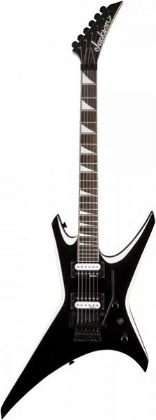 JACKSON JS32 WARRIOR Black with White Bevels - Электрогитара