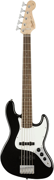 FENDER SQUIER SQ AFF J BASS V LRL BLK 5-струнная бас-гитара, цвет чёрный