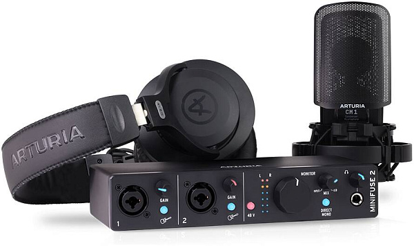 ARTURIA MiniFuse Recording Pack Black - Звуковая карта
