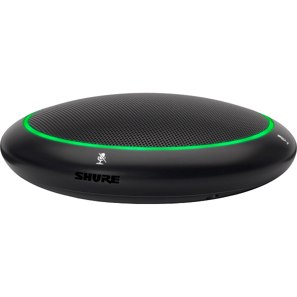 Настольный микрофонный массив SHURE [MXA310B] Microflex Advance, 6 изменяемых диаграмм направленности, 4 зоны Steerable Coverage, 5 выходов Dante, питание по PoE, цвет чёрный