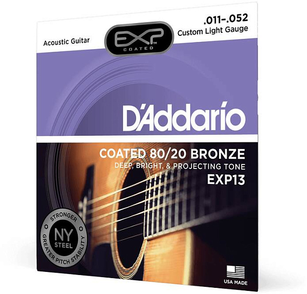 D'ADDARIO EXP13 - Струны для акустической гитары