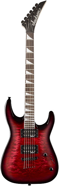 JACKSON JS32TQ Dinky Transparent Red - Электрогитара