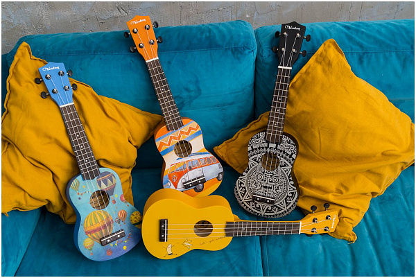 VESTON UKULELE KUS 25 BANANA - Укулеле сопрано