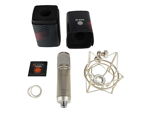 Микрофон конденсаторный Icon [Artemis LD-2] 20Hz-20KHz, -37dBV/Pa, 144dB, 48V