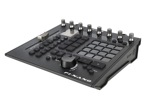MIDI контроллер [110205A2016] Icon [P1 Nano] Компактный однофейдерный DAW контроллер,, 4-х дюймовый сенсорный дисплей, 8 двухфункциональных энкодеров, 12-сегментный светодиодный дисплей SMPTE, beat clock, Jog Wheel, функциональные кнопки, USB-C