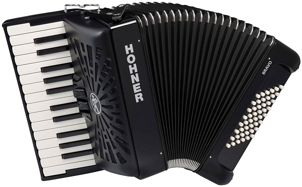 HOHNER Bravo II 48 black - Аккордеон 1/2