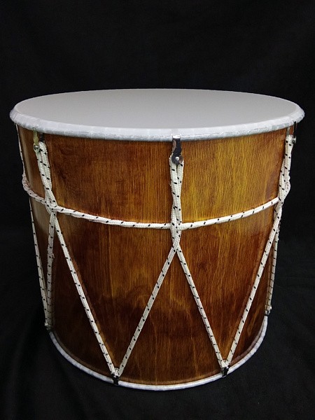 MZ-B13-amK Барабан кавказский 13", лак янтарный, с чехлом, MEZZO