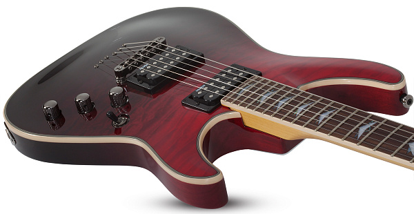 Электрогитара SCHECTER [OMEN EXTREME-6 BB] электрогитара 6-струнная, корпус: красное дерево, топ: стеганый клен, гриф: клен, накладка: палисандр, 24 лада, цвет: Blood Burst (BB)
