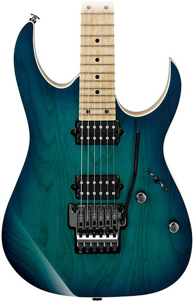 IBANEZ RG652AHM-NGB, электрогитара, цвет бёрст морской волны, кейс в комплекте