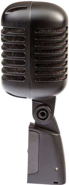 Микрофон вокальный EIKON [DM55V2BK] динамический кардиоидный, АЧХ 50-16000 Гц, чувств. -52 дБ, макс. SPL 130 дБ, сопр. 300 Ом, встроенная опора, разъем XLR 3-pin, размеры (ВхГхШ) 185х56х67 мм, вес 450 г, цвет матовый черный