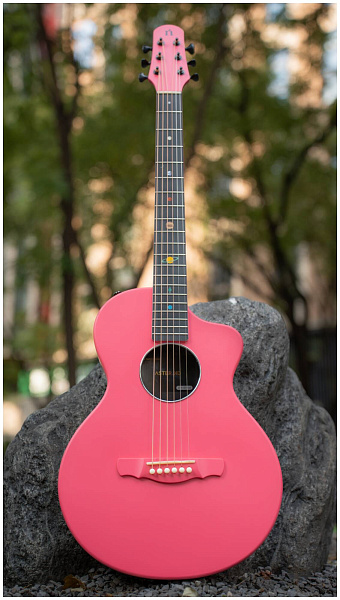 NATASHA Asteroid Peach Pink - Гитара акустическая шестиструнная