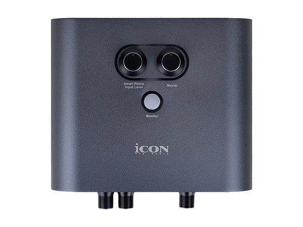 Аудиоинтерфейс USB [110313A2003] Icon [Duo22 Dyna B] АЦП/ЦАП: 24 бит/192 кГц, 127 дБ, входы/выходы: Combo XLR/TRS, 1/4" TS/ 2х1/4" TRS, 1/8" mini Jack стерео, 1/4" TRS стерео выход на наушники, USB-C, +48 В, цвет черный