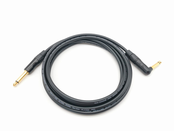 G18-JR-J-0500-0 Кабель гитарный (инструментальный) Jack-Jack угловой, 5м, ZZcable