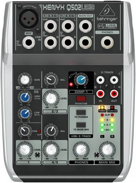 BEHRINGER XENYX Q502USB - Микшерный пульт