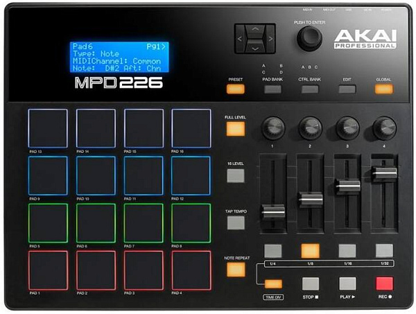 AKAI PRO MPD226 - USB/MIDI-контроллер