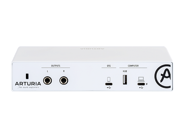Аудиоинтерфейс USB [810132] Arturia [MiniFuse 2 White OTG] 24бит/192кГц
