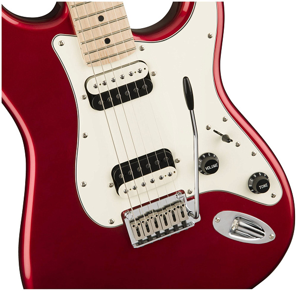 FENDER SQUIER SQ CONT STRAT HH MN DMR электрогитара, цвет красный металлик
