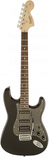 FENDER SQUIER AFFINITY STRATOCASTER HSS LRL BLACK METALLIC - Электрогитара