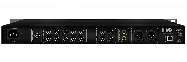 Аудиоинтерфейс Antelope Audio [10MX] Рубидиевый атомный опорный генератор синхросигнала, частота: 10 МГц, 64-битный процессор цифровой обработки сигнала (DSP), Master Clock до 768 кГц (4 выхода Word Clock),  2xAES, 2xS/PDIF, 10 х BNC, Word Clock: 4 x BNC