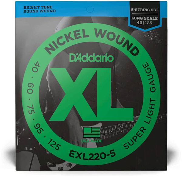 D'ADDARIO EXL220-5 - Струны для бас-гитары 5 струнной