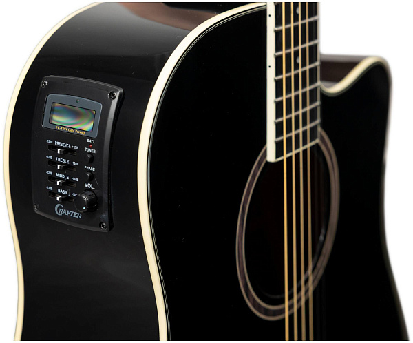 CRAFTER HD-250 CE/BK - Гитара электроакустическая шестиструнная