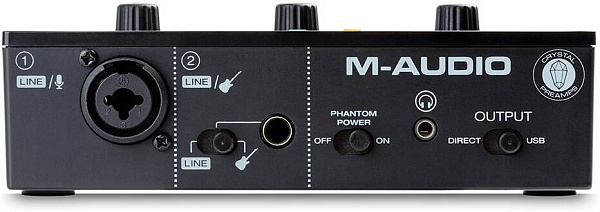 M-AUDIO M-Track Solo - аудиоинтерфейс USB 24бит/48кГц.