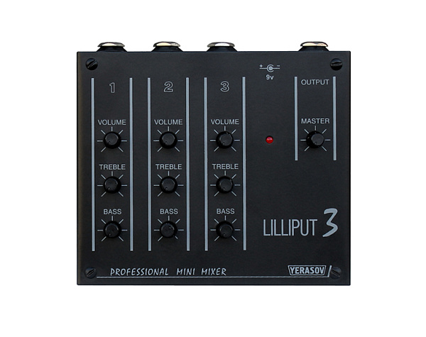 LILLIPUT-3B Микшерный пульт, 2 линейных/1 микрофонный вход, Yerasov