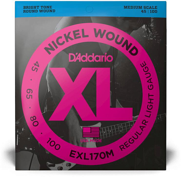 D'ADDARIO EXL170 M - Струны для бас-гитары