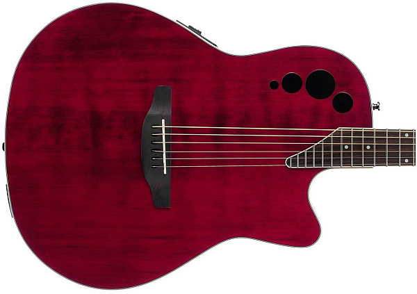 OVATION APPLAUSE AE44II-RR Mid Cutaway Ruby Red электроакустическая гитара