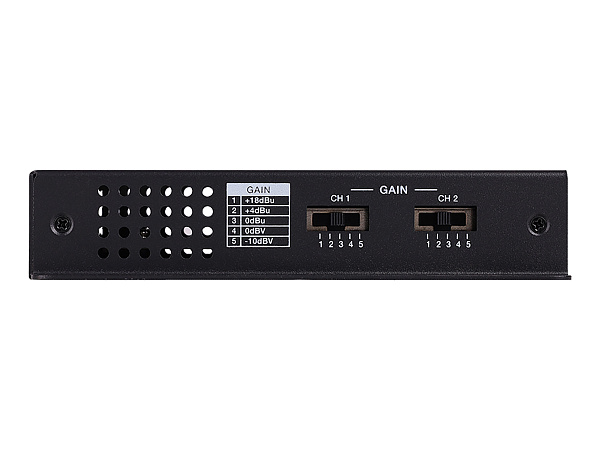 Конвертер Intrend [ITDAN-PR2] Dante - аналог (приемник), 2 аналоговых выхода (6-pin phoenix, балансный/линейный), 1xRJ45(Dante)