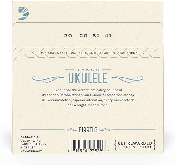 D'ADDARIO EJ99TLG - Струны для укулеле тенор