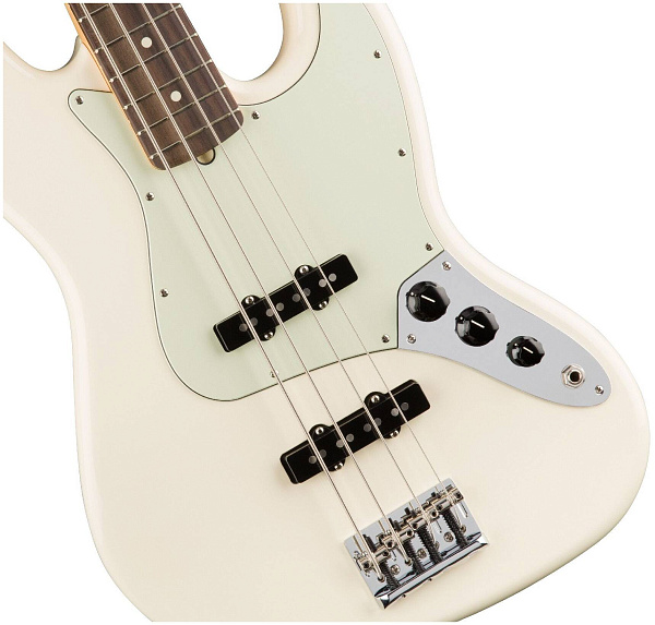 FENDER AMRICAN PRO JAZZ BASS RW OLIMPIC WHITE - Бас-гитара