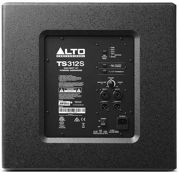 Alto TS312S активный 12' сабвуфер 2000 Вт