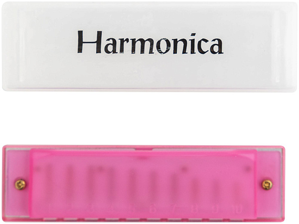 BEE DF10A-3 PINK - Губная гармоника диатоническая