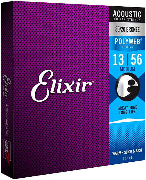 ELIXIR 11100 - Струны для акустической гитары