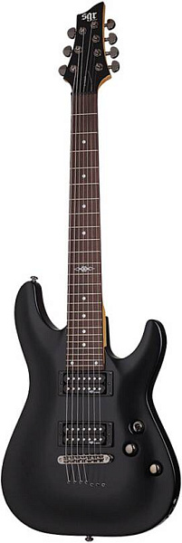 SCHECTER SGR C-7 BLK - 7-струнная электрогитара, 24 лада
