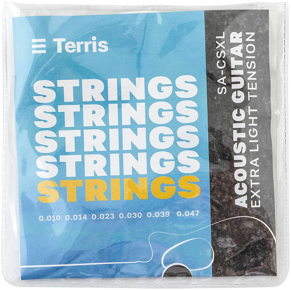 TERRIS SA-CSXL - Струны для акустической гитары