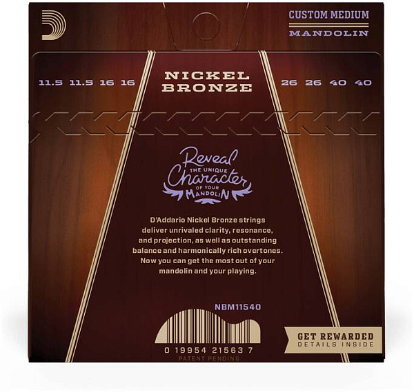 D'ADDARIO NBM11540 - Струны для мандолины