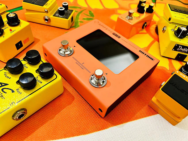 Процессор эффектов Hotone [Ampero Mini (Orange)] (с блоком питания 9 В), цвет Orange
