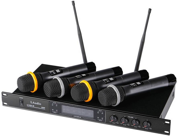 LAUDIO LS-804-M Вокальная радиосистема, 4 ручных передатчика LAudio