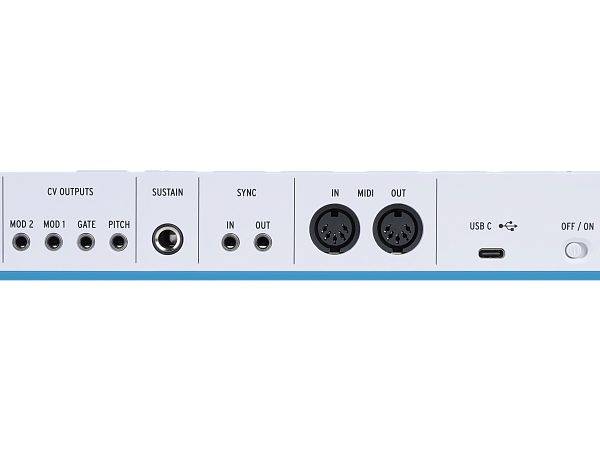 MIDI клавиатура Arturia [KeyStep 37 MK2] 37 клавиш с чувствительностью к силе нажатия и послекасанием, OLED-экран, секвенсор, арпеджиатор, 4х 3,5-мм CV-Out, MIDI-In/Out, Sync I/O, вход для педали сустейна/экспрессии (TRS), Type-C